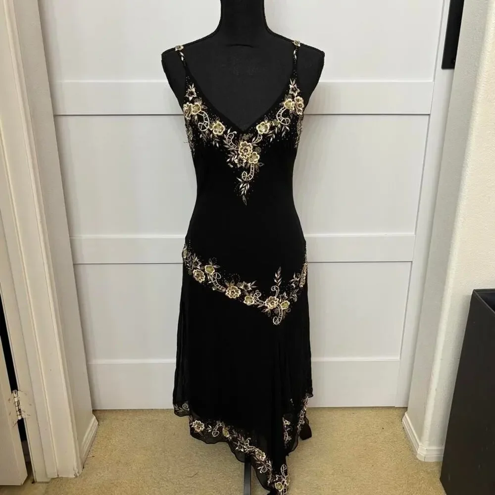 Vintage cache black fairy dress